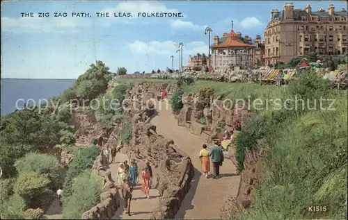 Folkestone The Zig Zag Path The Leas Kat. Shepway