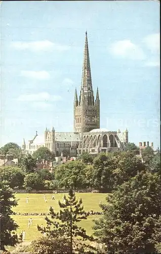 Norwich UK Norwich Cathedral from the South East Kat. Norwich