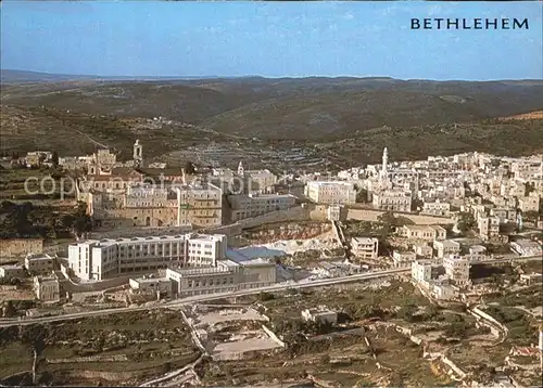 Bethlehem Yerushalayim Fliegeraufnahme Kat. Bethlehem