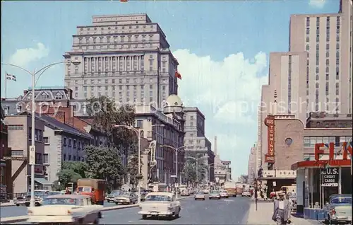 Montreal Quebec Dorchester Street Sun Life Building  Kat. Montreal