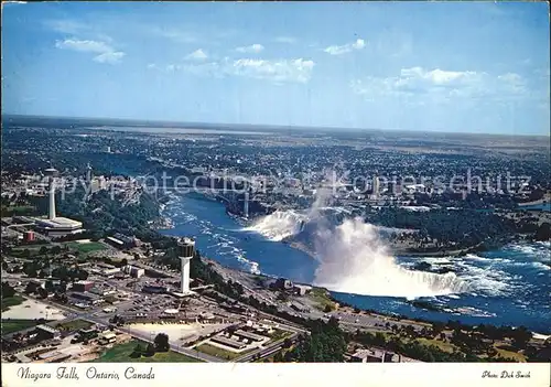 Ontario Canada Fliegeraufnahme Niagara Faelle Kat. Kanada