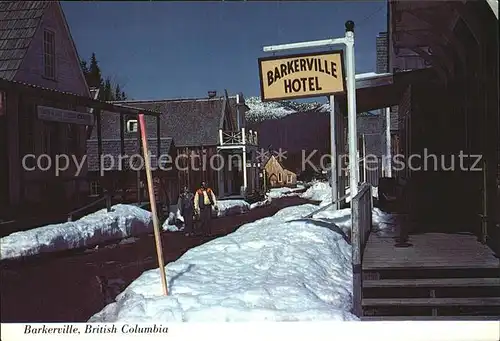 Barkerville British Columbia Main Street Kat. Barkerville