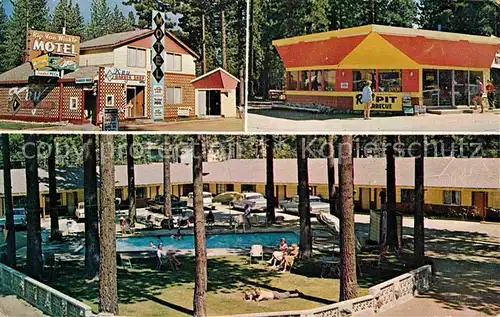 Lake Tahoe California Rip Van Winkle Motel Kat. Lake Tahoe