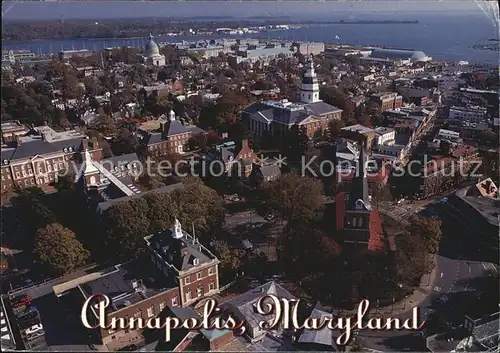 Annapolis Maryland St Anne s Episcopal Church aerial view Kat. Annapolis