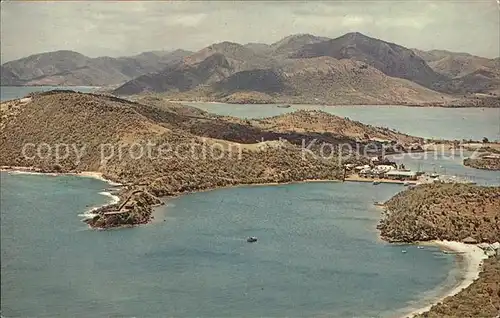 Antigua English Harbor Fliegeraufnahme Kat. Antigua