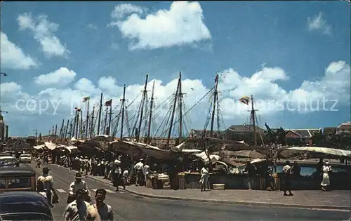 Curacao Niederlaendische Antillen Floating Market Kat. Niederlaendische Antillen