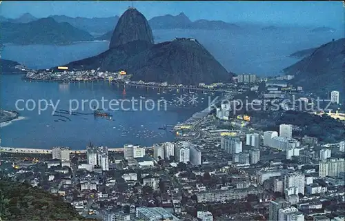 Rio de Janeiro Sugarloaf Mountain Fliegeraufnahme Kat. Rio de Janeiro