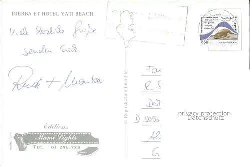 Djerba Hotel Yati Beach  Kat. Djerba