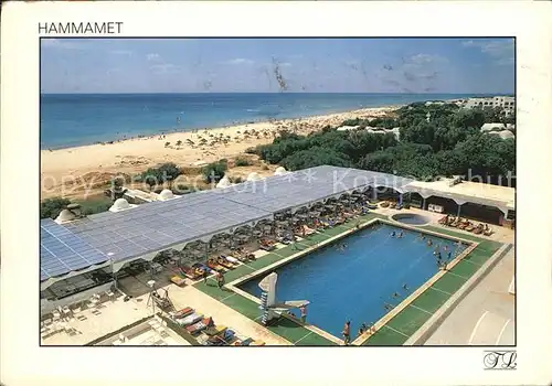 Hammamet Hotel les Colombes Pool Strand Kat. Tunesien