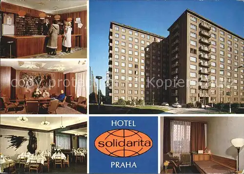Praha Prahy Prague Hotel Solidarita Kat. Praha