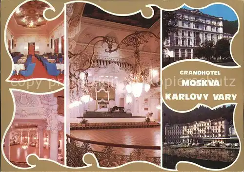 Karlovy Vary Grandhotel Moskva Kat. Karlovy Vary Karlsbad