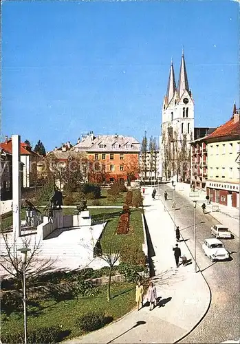 Kocevje Teilansicht Kirche Kat. Tschechische Republik