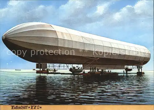 Zeppelin Luftschiff LZ 2  Kat. Flug