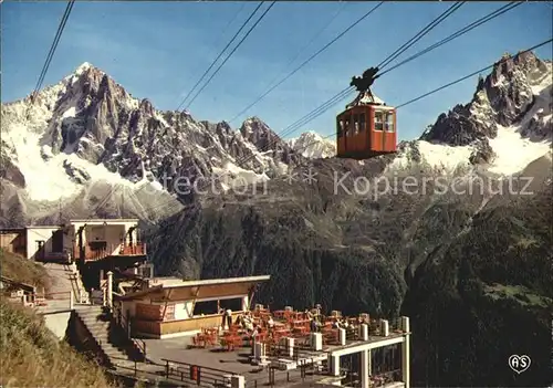 Seilbahn Chamonix Mont Blanc Terrasse de Planpraz Aiguille Verte  Kat. Bahnen