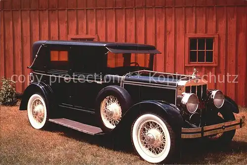 Autos 1928 Franklin  Kat. Autos
