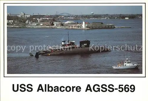 U Boote Unterseeboot USS Albacore AGSS 569 Portsmouth