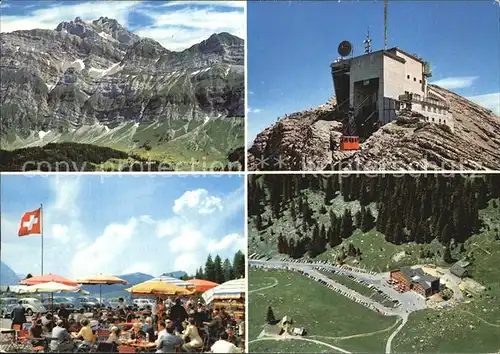 Seilbahn Schwaegalp Saentis Bergstation Fernsehsender  Kat. Bahnen