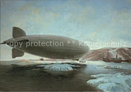 Zeppelin Russischer Eisbrecher Postaustausch Eismeer 1931 A. Kircher  Kat. Flug