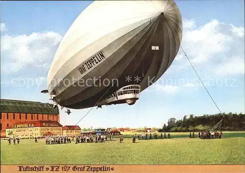 Zeppelin Luftschiff LZ 127 Graf Zeppelin Kat. Flug
