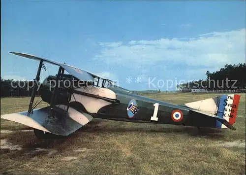Flugzeuge WK1 Spad VII 1918  Kat. Militaria Airplanes Avions