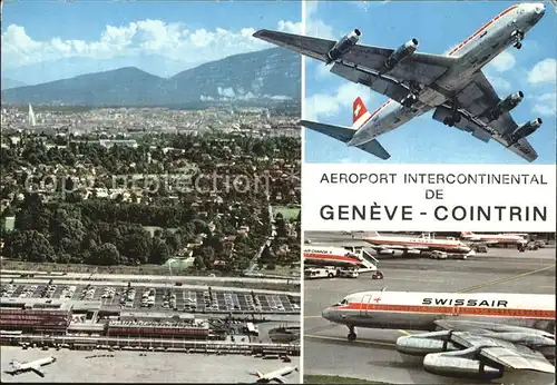 Swissair Flughafen Geneve Cointrin Kat. Flug