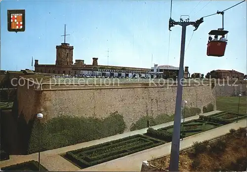 Seilbahn Barcelona Castillo de Montjuich  Kat. Bahnen