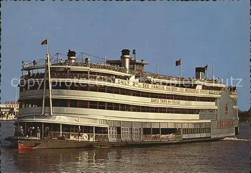 Dampfer Schaufelrad S.S. President Mississippi River  Kat. Schiffe