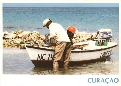 Fischerei Curacao Fishermen Daaibooi  Kat. Handwerk