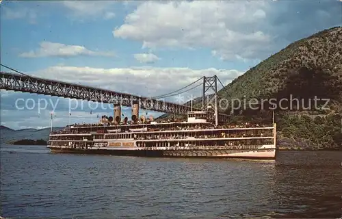 Dampfer Schaufelrad Alexander Hamilton Hudson River  Kat. Schiffe