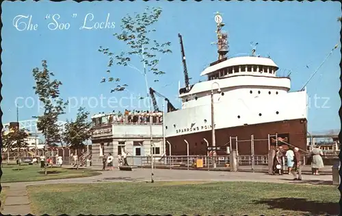 Schiffe Soo Locks Sault Ste. Marie Michigan  Kat. Schiffe