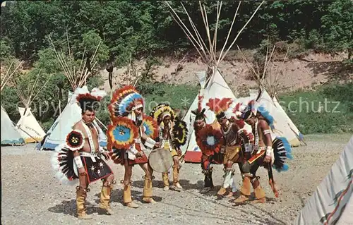 Indianer Native American Indian Dancers  Kat. Regionales