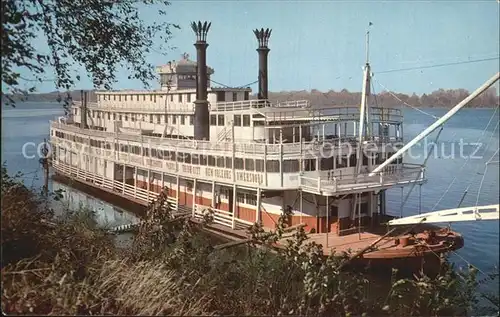 Dampfer Schaufelrad Stern Wheeler Mississippi and Ohio River Kat. Schiffe