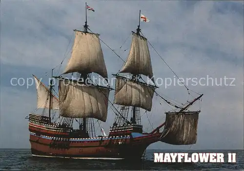 Segelschiffe Mayflower II Plymouth Massachusetts Kat. Schiffe