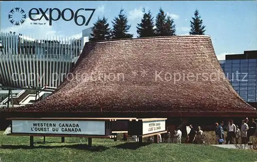 Exposition Universelle Internationale Montreal 1967 Pavilon des Provinces de l Ouest