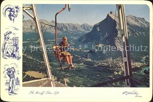 Sessellift Banff Chair Lift  Kat. Bahnen