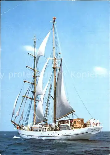 Segelschiffe Wilhelm Pieck  Kat. Schiffe