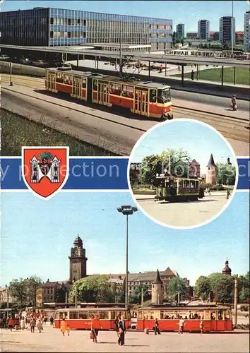 Strassenbahn Plauen Oberer Bahnhof Otto Grotewohl Platz Kat. Strassenbahn