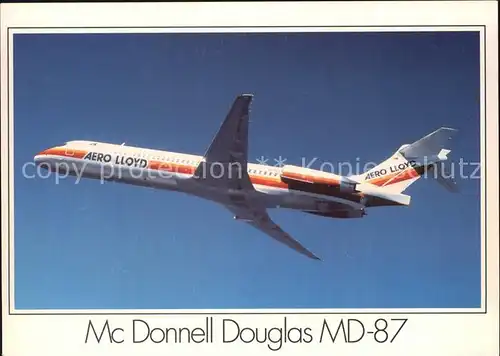 Flugzeuge Zivil Aero Lloyd Mc Donnell Douglas MD 87 Kat. Airplanes Avions