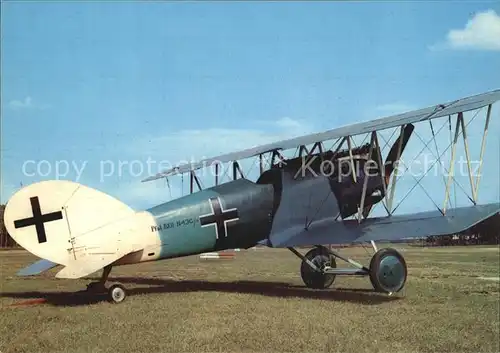 Flugzeuge WK1 Pfalz D XII 1918 Deutschland  Kat. Militaria Airplanes Avions