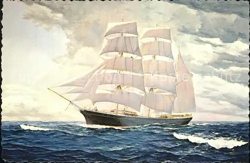 Segelschiffe Star of India Kuenstlerkarte Capt. Kenneth D. Reynard  Kat. Schiffe