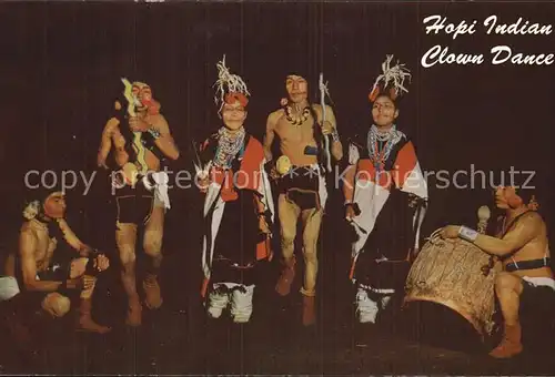Indianer Native American Clown Dance Hopi Indian Tribe Kat. Regionales
