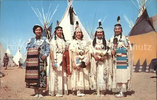 Indianer Native American Indian Maidens  Kat. Regionales