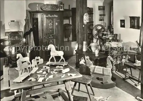 Spielzeug Spielzeugmuseum Sonneberg Bertholdsburg Schnitzerstube  Kat. Spiel