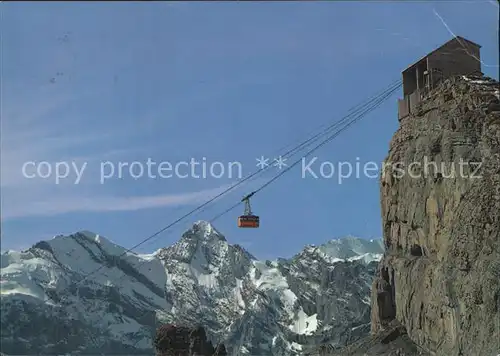 Seilbahn Schilthorn Muerren Station Birg Gspaltenhorn  Kat. Bahnen