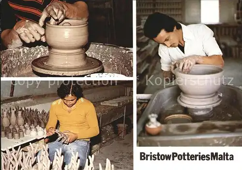 Toepfern Bristow Potteries Malta  Kat. Handwerk