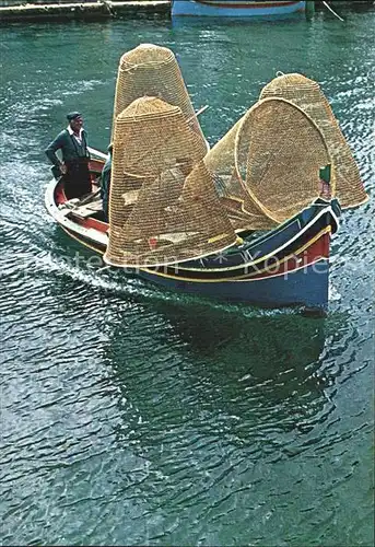 Fischerei The Luzzu Maltese Fishing Boat  Kat. Handwerk