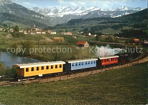 Lokomotive Amor Express Bodensee Toggenburg Bahn Nesslau Neu St.Johann  Kat. Eisenbahn