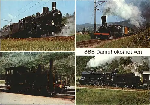 Lokomotive SBB Dampflokomotiven  Kat. Eisenbahn
