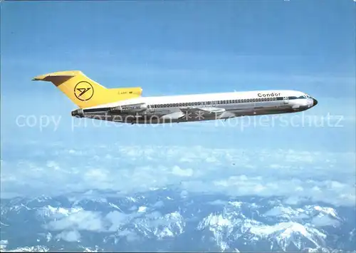 Flugzeuge Zivil Condor Europa Jet Boeing 727 230 Kat. Airplanes Avions