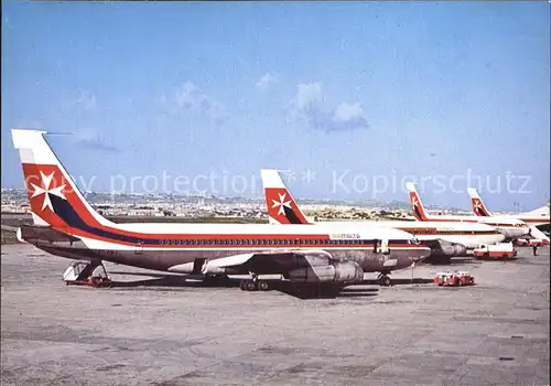 Flugzeuge Zivil Air Malta Boeings Luqa Airport  Kat. Airplanes Avions